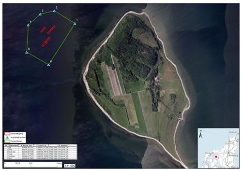 Placering af stenrev