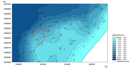 Dybdekoter på stenrev